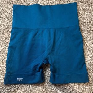 SET Active Teal Bike Shorts